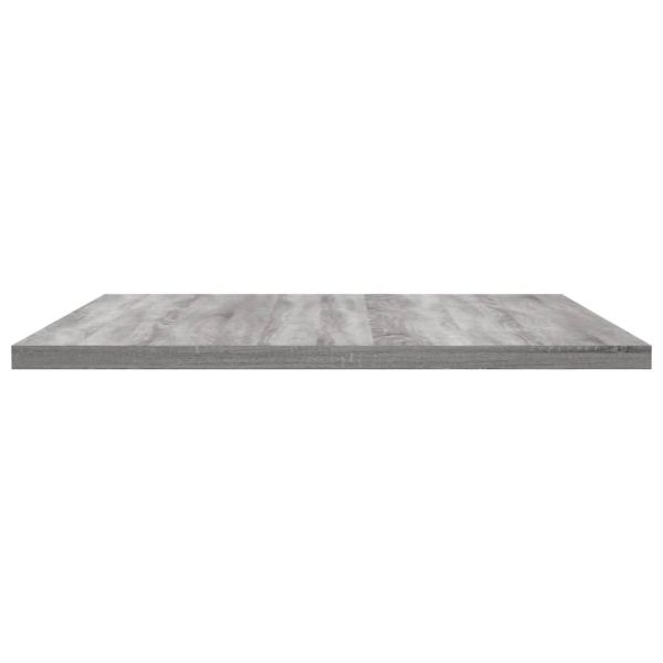 Стенни рафтове 4 бр сив сонома 60x40x1,5 см инженерно дърво