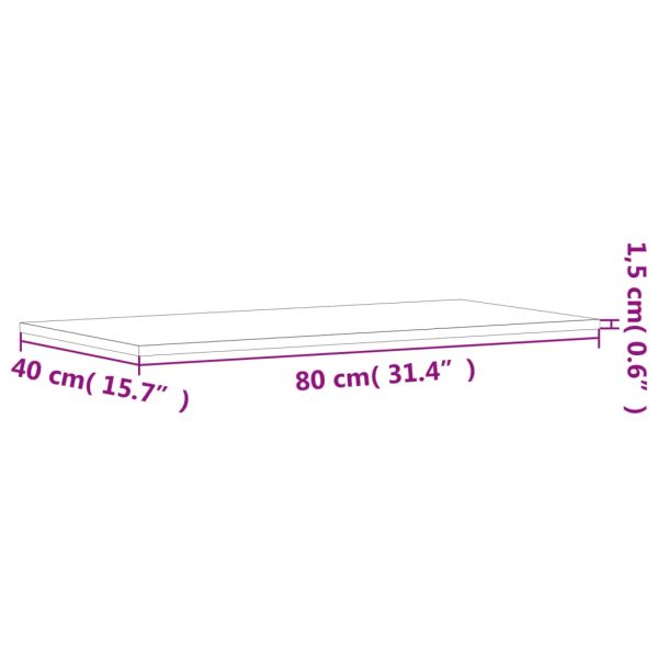 Стенни рафтове 4 бр сив сонома 80x40x1,5 см инженерно дърво