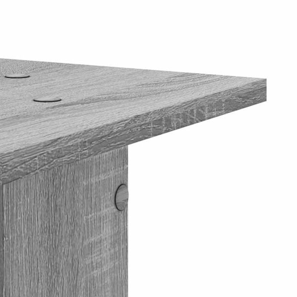 Стойки за тонколони 2 бр сив сонома 30x30x95 см инженерно дърво