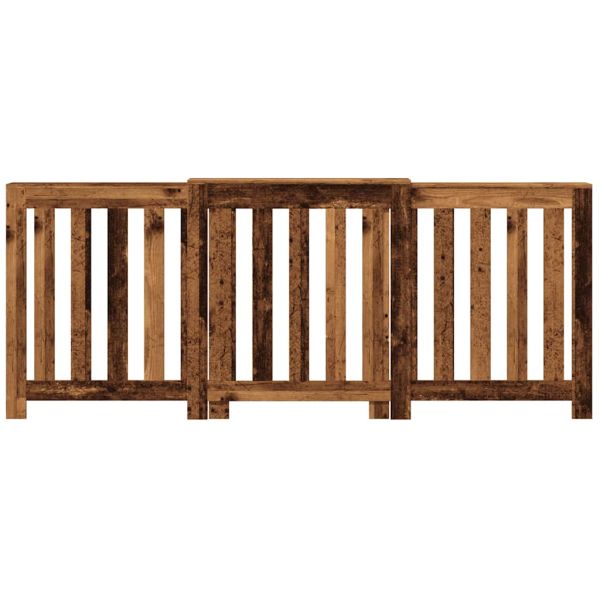 Капак за радиатор, старо дърво, 205x21,5x83,5см инженерно дърво