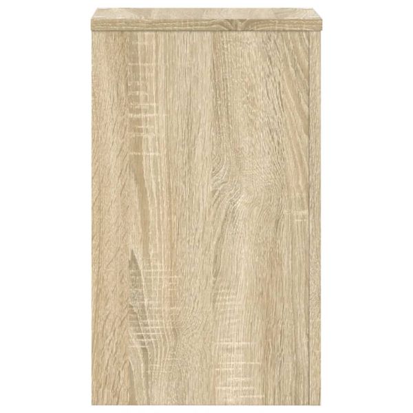 Стойки за растения 2 бр дъб сонома 30x30x50 см инженерно дърво