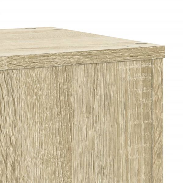Стойки за растения 2 бр дъб сонома 30x30x50 см инженерно дърво