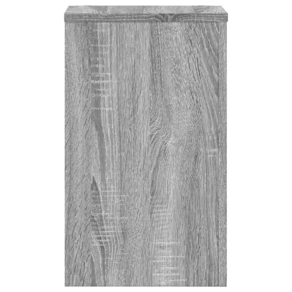 Стойки за растения 2 бр сив сонома 30x30x50 см инженерно дърво