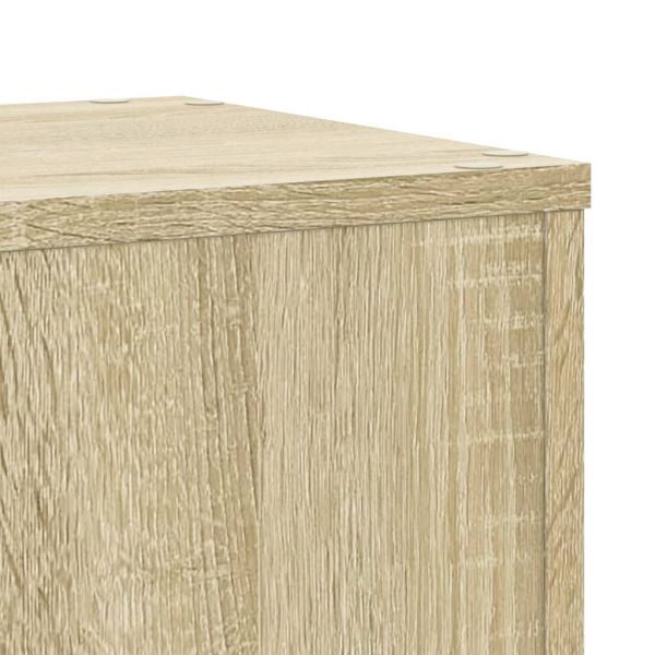Стойки за растения 2 бр дъб сонома 30x30x70 см инженерно дърво