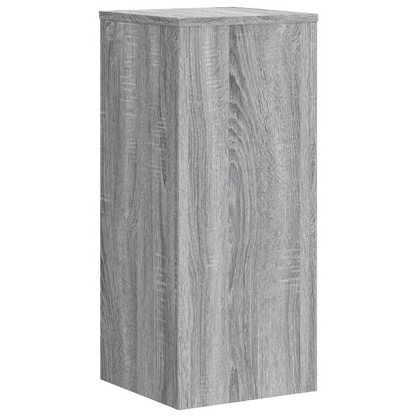 Стойки за растения 2 бр сив сонома 30x30x70 см инженерно дърво