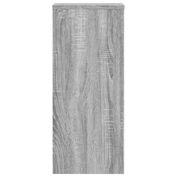 Стойки за растения 2 бр сив сонома 30x30x70 см инженерно дърво