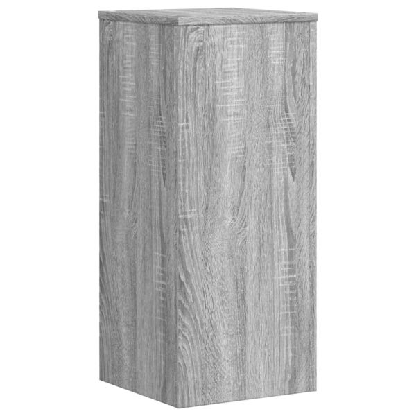 Стойки за растения 2 бр сив сонома 30x30x70 см инженерно дърво