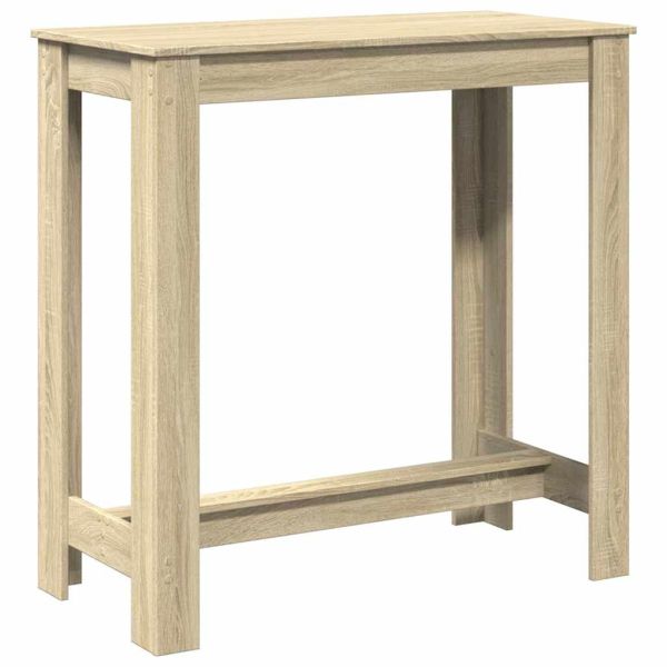Бар маса, сонома дъб, 102x50x103,5 см, инженерно дърво