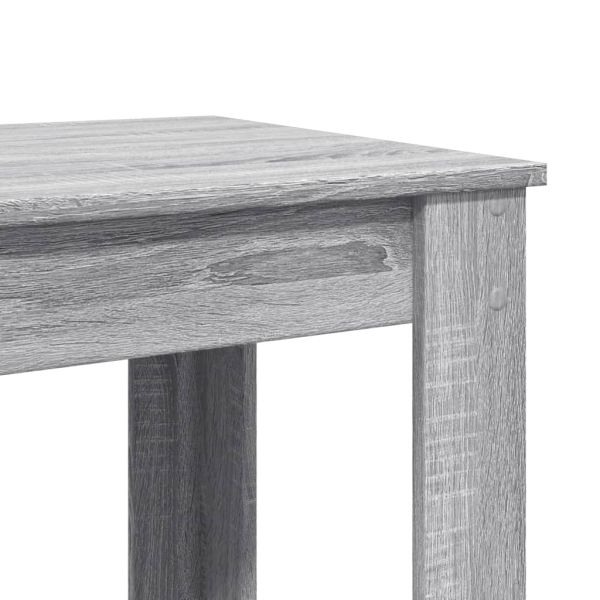 Бар маса, сив сонома, 102x50x103,5 см, инженерно дърво