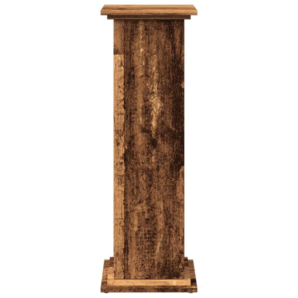 Стойка за витрини със съхранение 31x30x90 см инженерно дърво