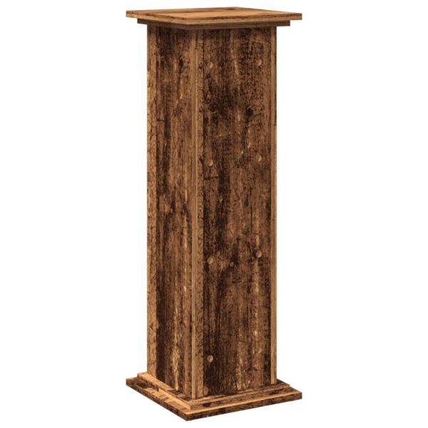 Стойка за витрини със съхранение 31x30x90 см инженерно дърво