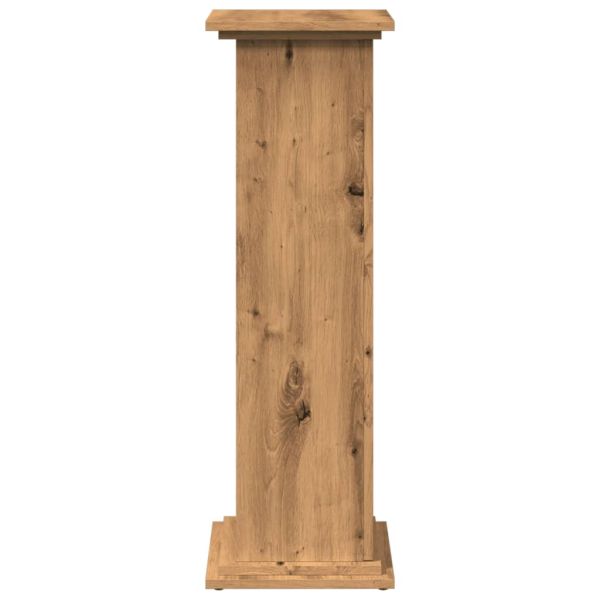 Стойка за витрини със съхранение 31x30x90 см инженерно дърво