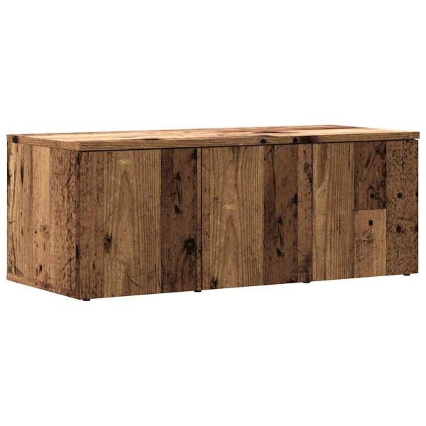 ТВ шкаф Старо дърво 80x34x30 cm Инженерна дървесина
