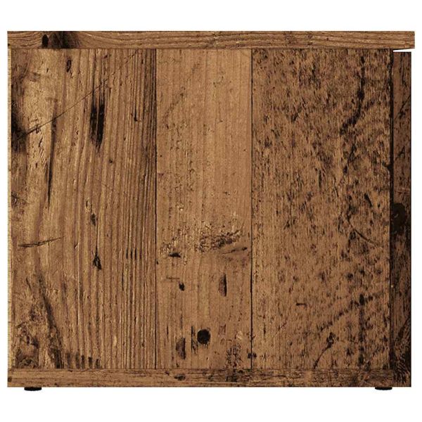 ТВ шкаф Старо дърво 80x34x30 cm Инженерна дървесина