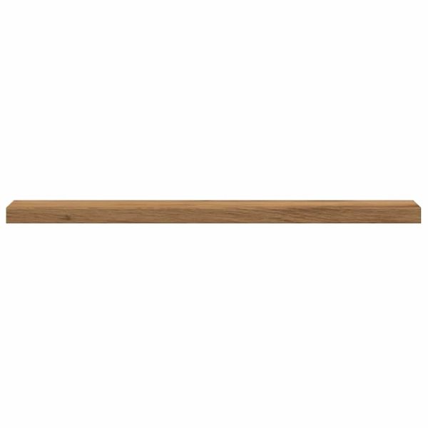 Стенни рафтове 4 бр дъб артизан 40x10x1,5 см инженерно дърво