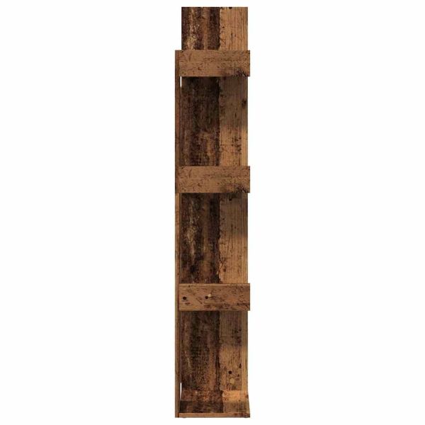 Шкаф за книги от старо дърво 48x25,5x140 cm Инженерна дървесина