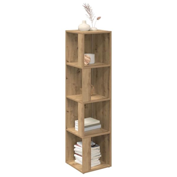 Ъглов шкаф Artisan Oak 33x33x132 cm Инженерна дървесина