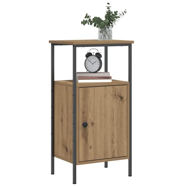 Нощно шкафче Artisan Oak 41x31x80 cm Инженерна дървесина