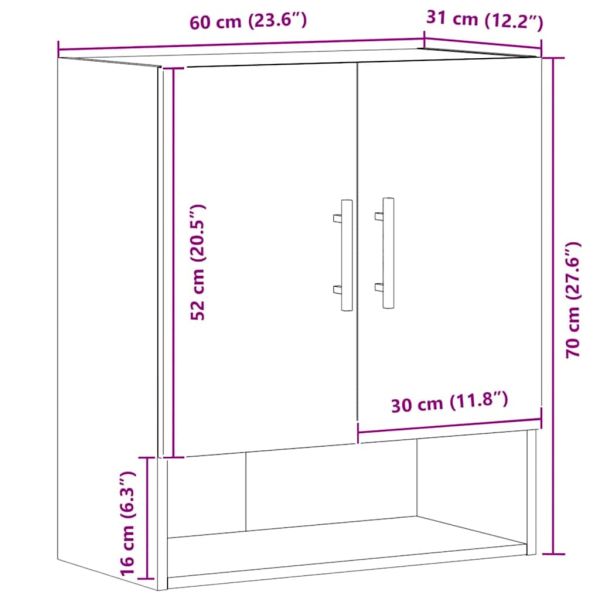 Нощни шкафчета 2 бр дъб артизан 40x35x50 см инженерно дърво