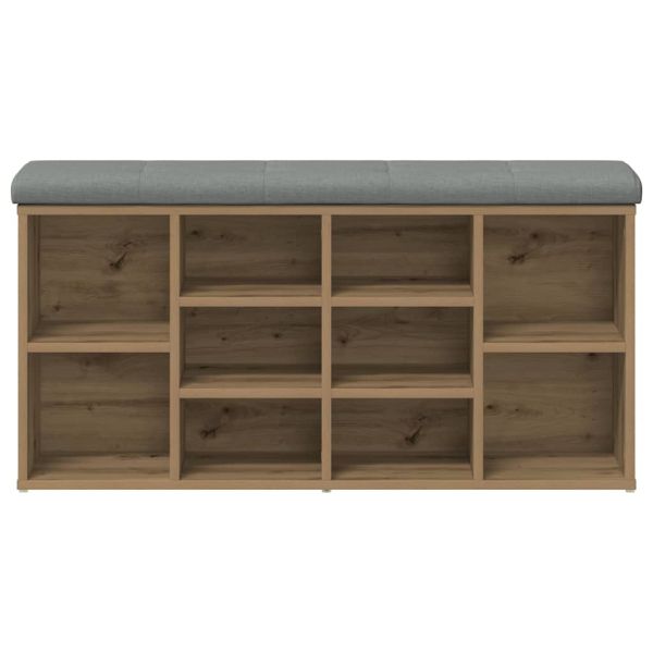 Пейка за обувки Artisan Oak 102x32x50 cm Инженерна дървесина