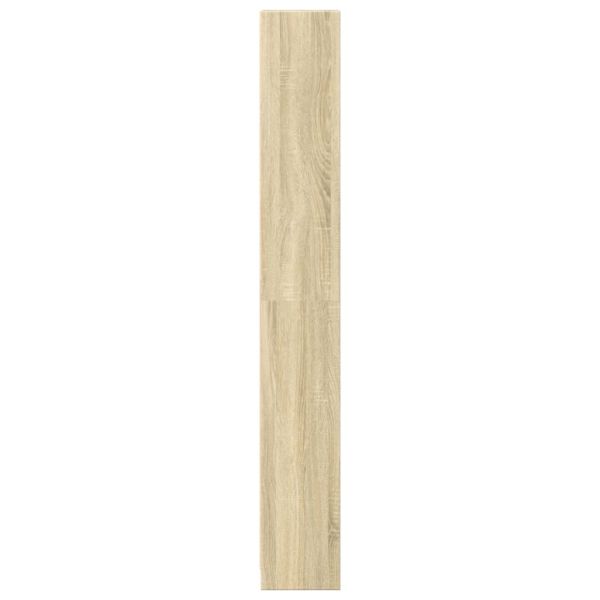 Библиотека, сонома дъб, 40x24x176 см, инженерно дърво