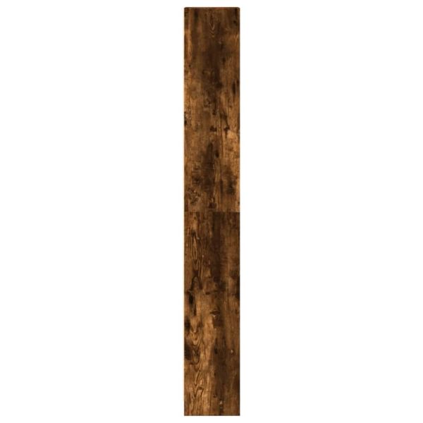 Библиотека, опушен дъб, 40x24x176 см, инженерно дърво