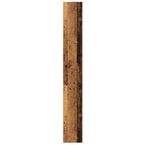 Библиотека, старо дърво, 60x24x176 см, инженерно дърво