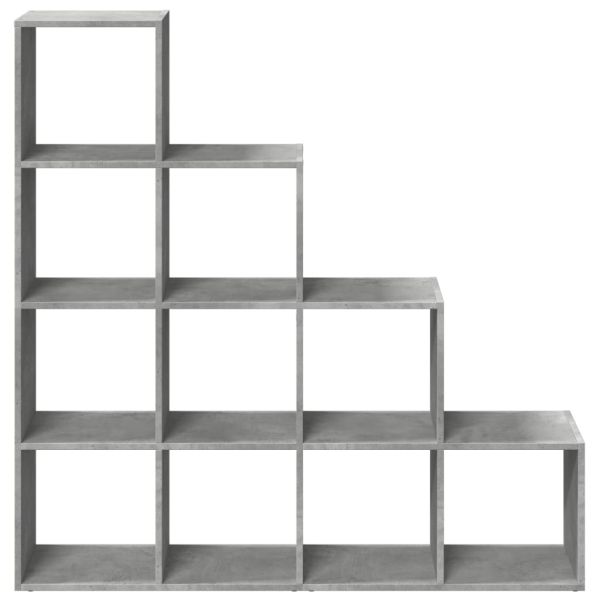 Разделител за стая / библиотека 4 нива 131,5x29x131,5 см