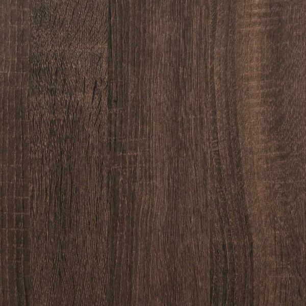 Библиотека, кафяв дъб, 60x20x120,5 см, инженерно дърво