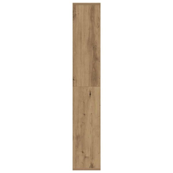 Библиотека, дъб артизан, 72x20x120,5 см, инженерно дърво