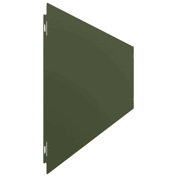 Краища за тревни площи 30 бр. маслиненозелени 20x103 cm