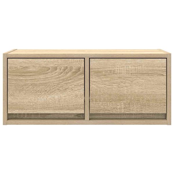 ТВ шкафове 2 бр дъб сонома 60x31x25,5 см инженерно дърво
