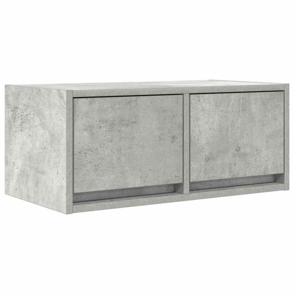 ТВ шкаф Бетон сив 60x31x25,5 cm Инженерна дървесина