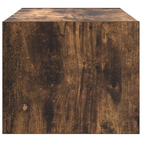 ТВ шкаф опушен дъб 60x31x25,5 cm инженерна дървесина