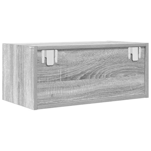 ТВ шкаф Grey Sonoma 60x31x25,5 cm Инженерна дървесина