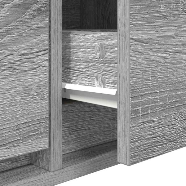 ТВ шкаф Grey Sonoma 60x31x25,5 cm Инженерна дървесина