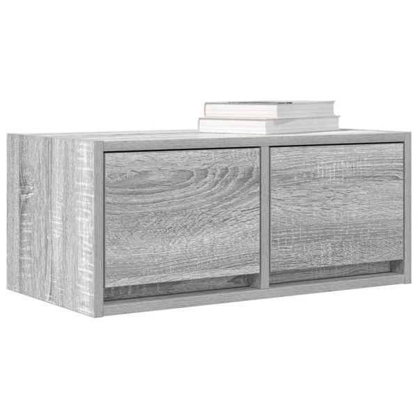 ТВ шкаф Grey Sonoma 60x31x25,5 cm Инженерна дървесина