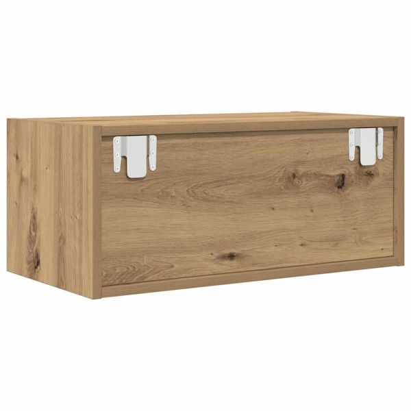 ТВ шкафове 2 бр дъб артизан 60x31x25,5 см инженерно дърво