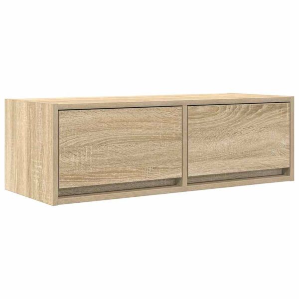 ТВ шкафове 2 бр дъб сонома 80x31x25,5 см инженерно дърво