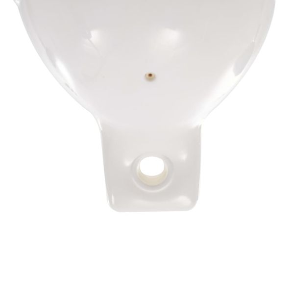 Броня за лодка 4 бр бяла 58,5x16,5 см PVC