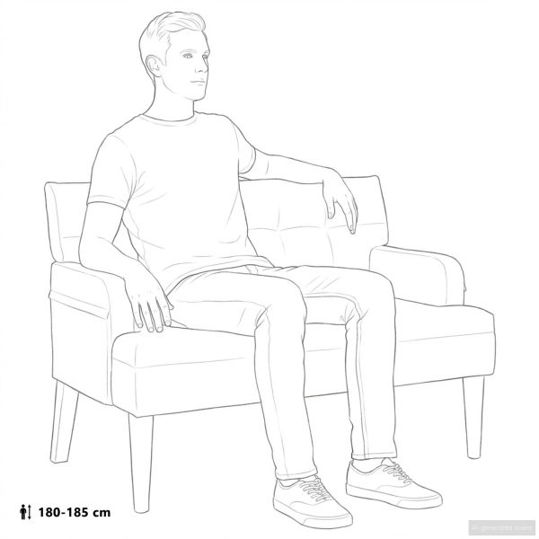 Пейка Честърфилд Синьо 112 x 65,5 x 75 см Кадифе