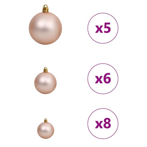 Изкуствено коледно дърво с хингед Зелен 120 cm PE и PVC