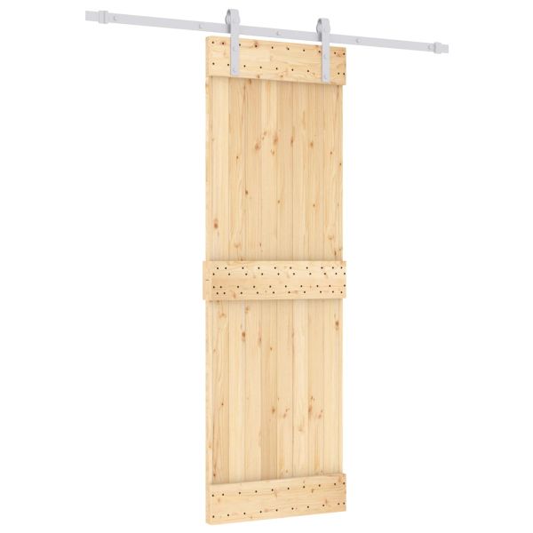 Преплъзваща се врата Естествено и бяло 70 x 210 cm