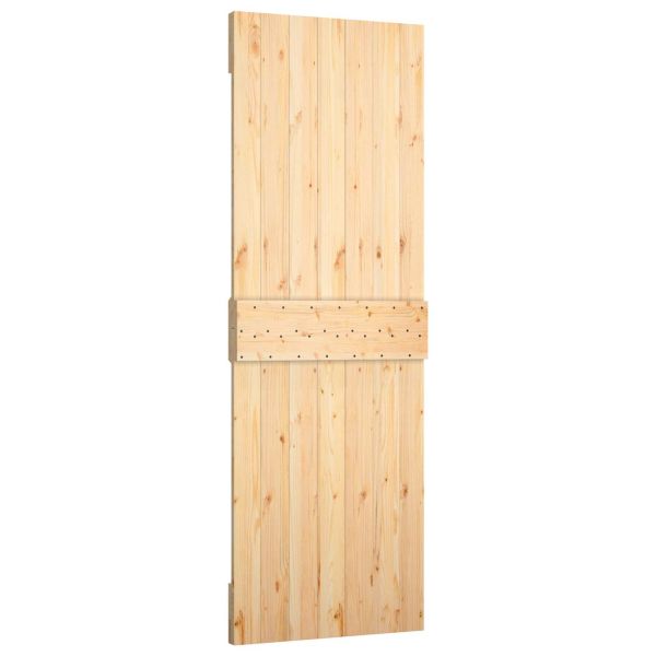 Преплъзваща се врата Естествено и бяло 70 x 210 cm