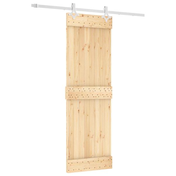 Преплъзваща се врата Естествено и бяло 70 x 210 cm