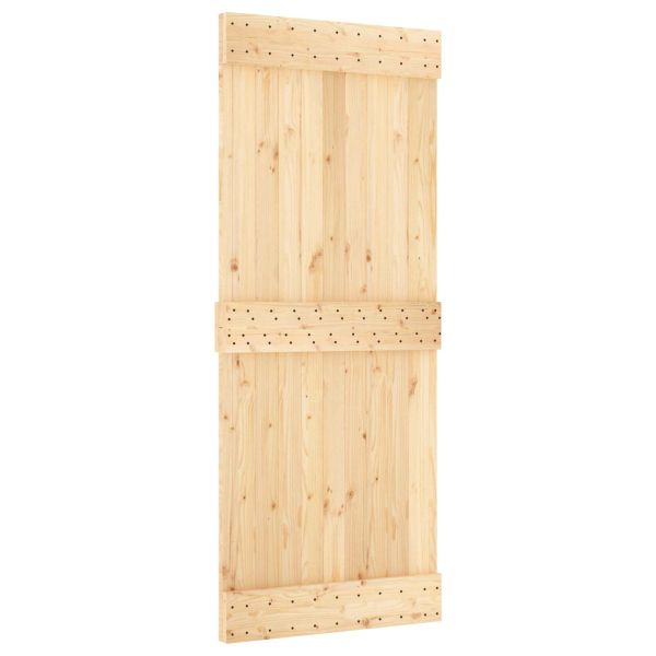 Преплъзваща се врата Естествено и бяло 85 x 210 cm