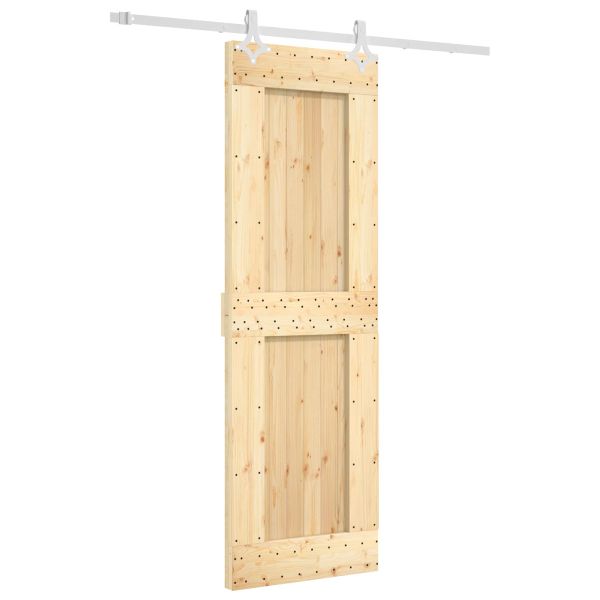Преплъзваща се врата Естествено и бяло 70 x 210 cm