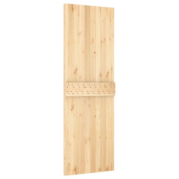 Преплъзваща се врата Естествено и бяло 70 x 210 cm