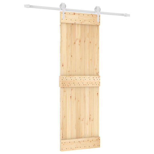 Преплъзваща се врата Естествено и бяло 70 x 210 cm