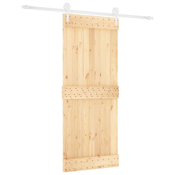 Преплъзваща се врата Естествено и бяло 85 x 210 cm